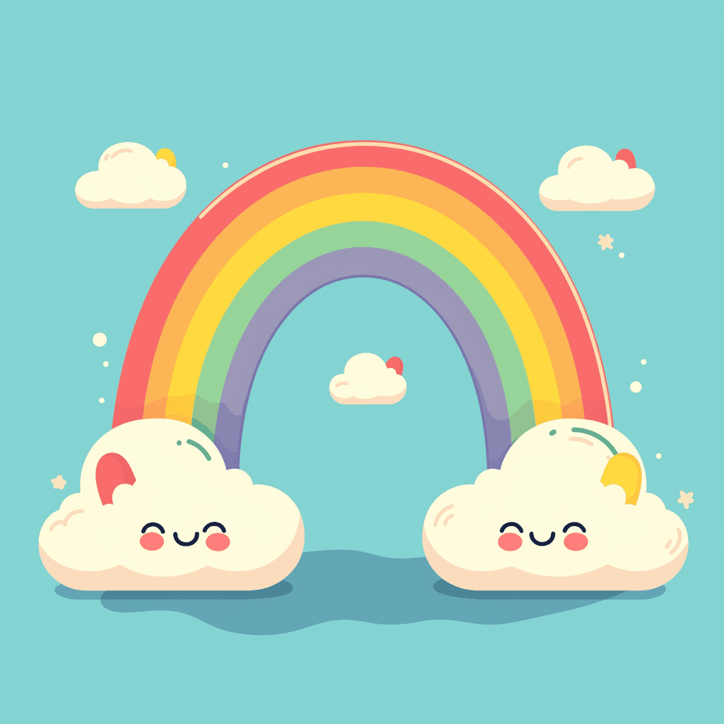 Rainbow West original repeating artwork