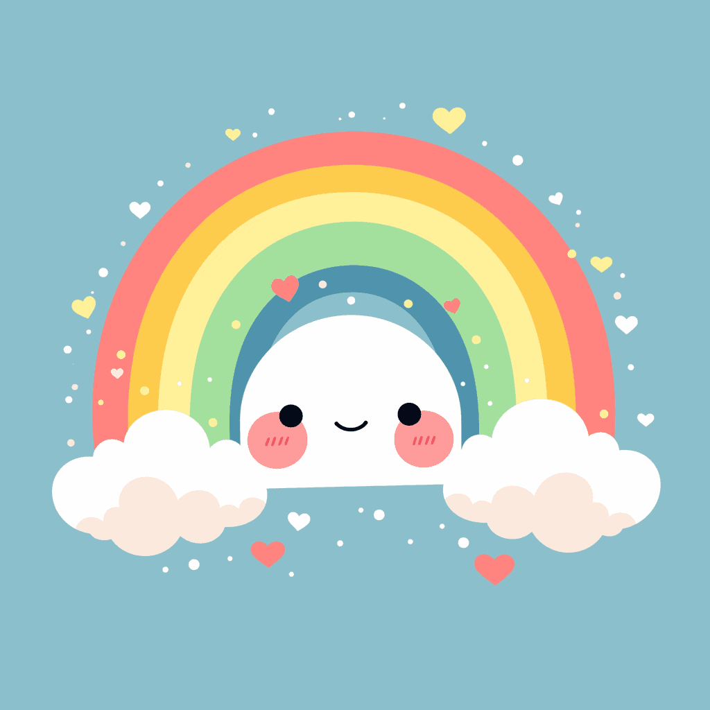 Rainbow Go original repeating artwork