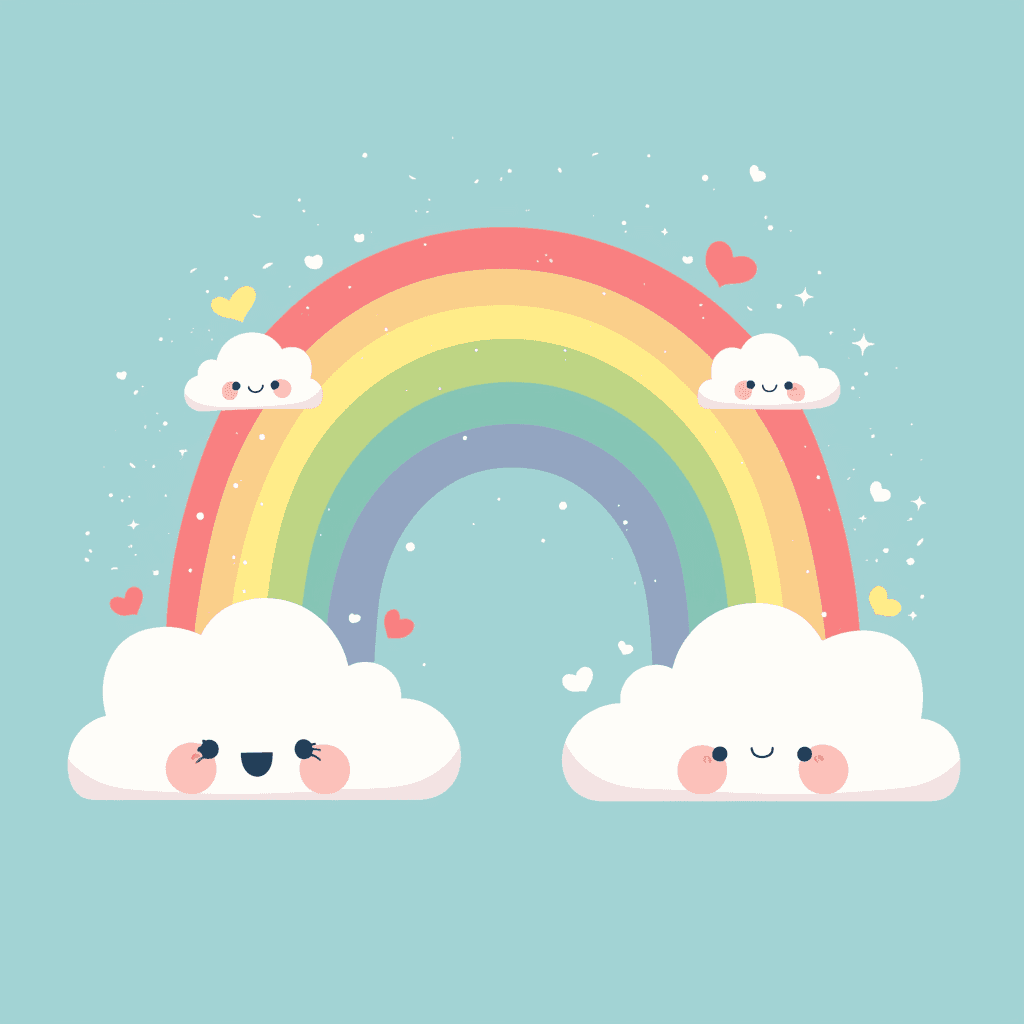 Rainbow Series original repeating artwork
