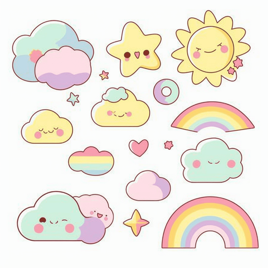 Weather Crew original repeating artwork
