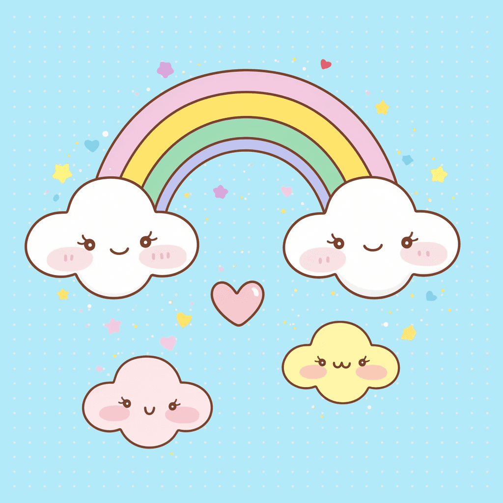 Rainbow Corner original repeating artwork