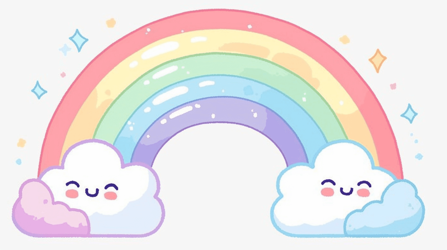 Rainbow Carnival original repeating artwork