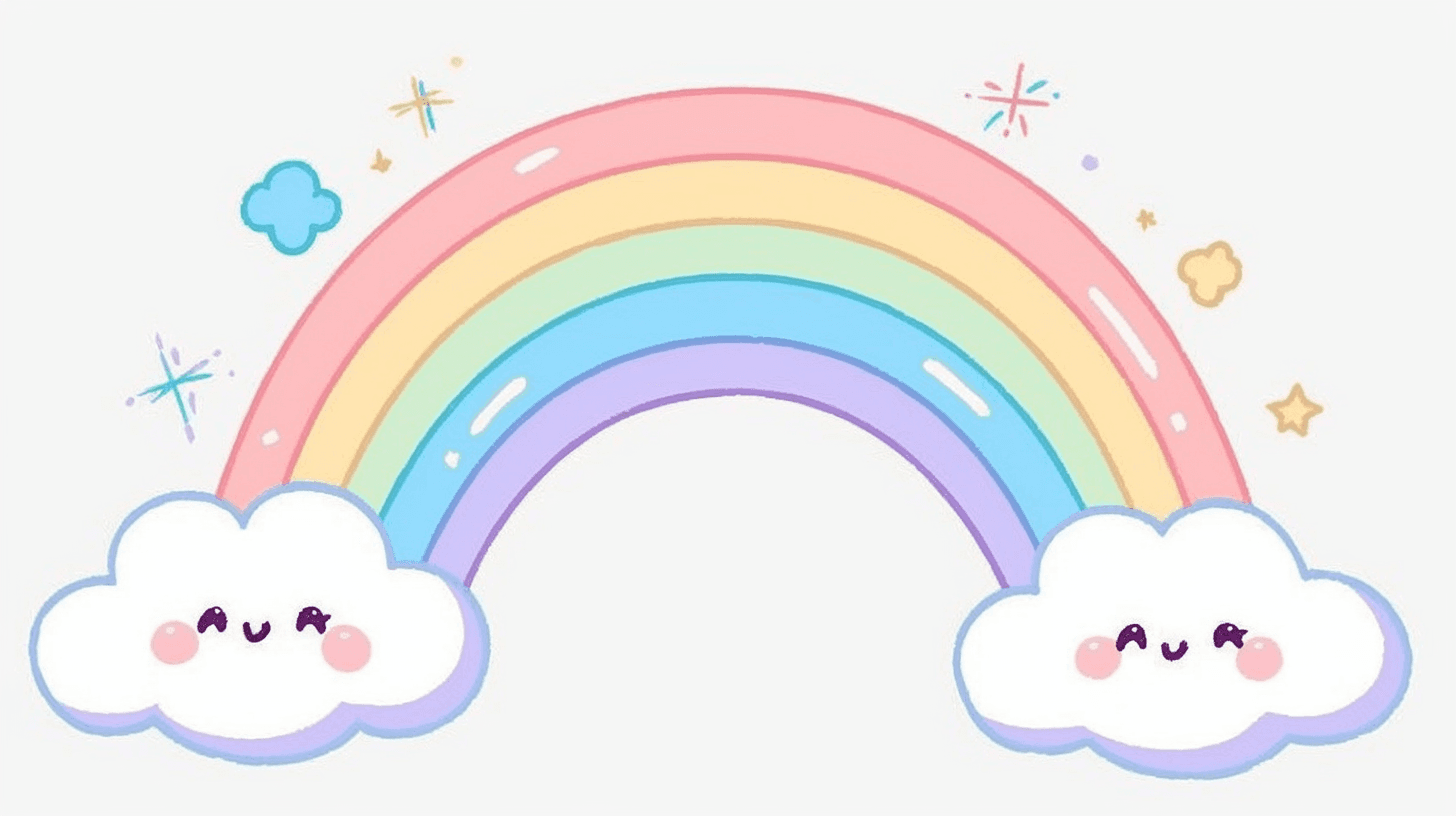 Rainbow Buzz original repeating artwork
