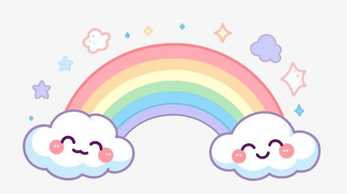 Rainbow Ivory original repeating artwork