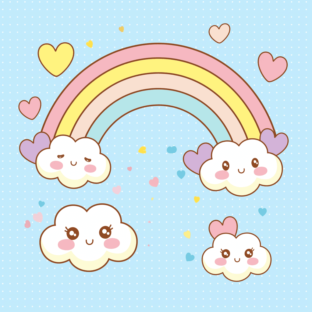 Rainbow 113 original repeating artwork