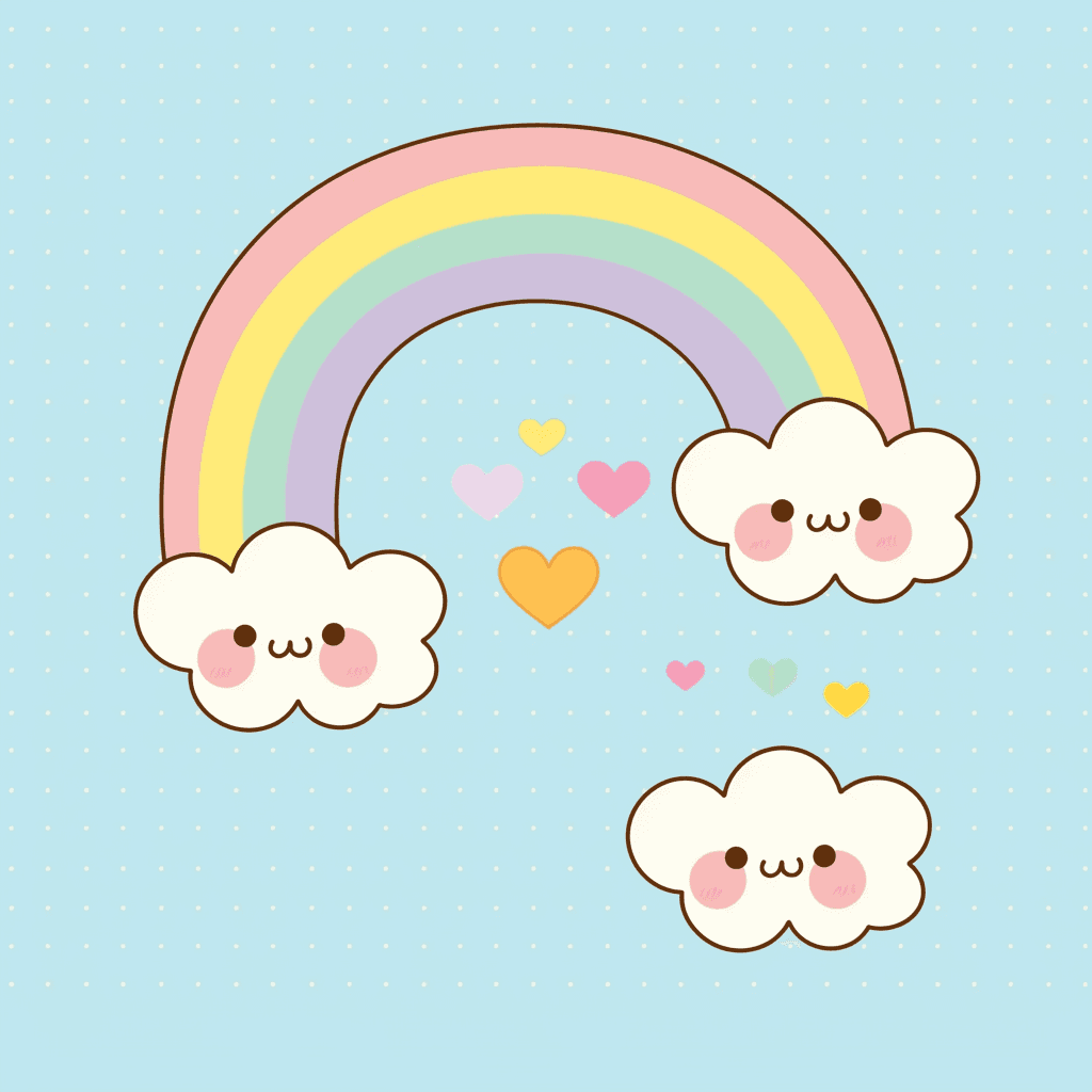 Rainbow 099 original repeating artwork