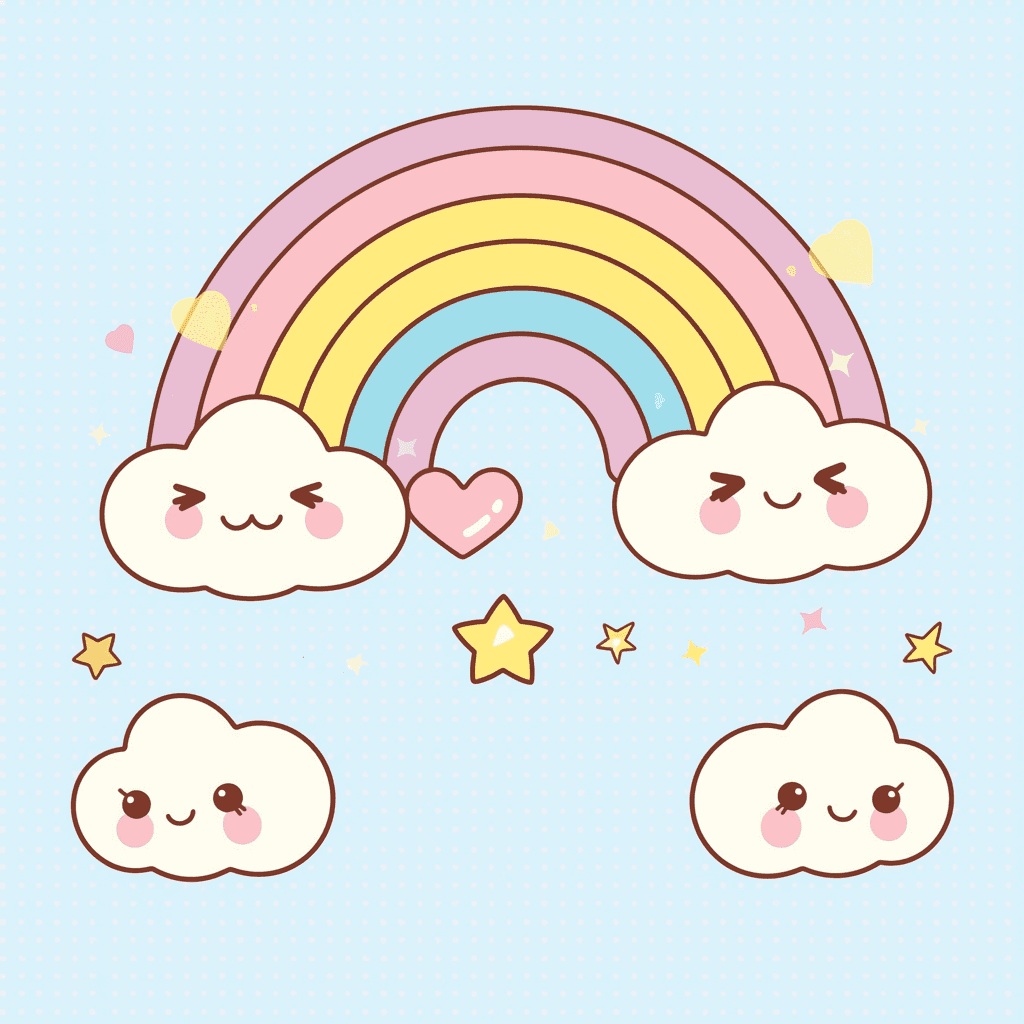 Rainbow 086 original repeating artwork