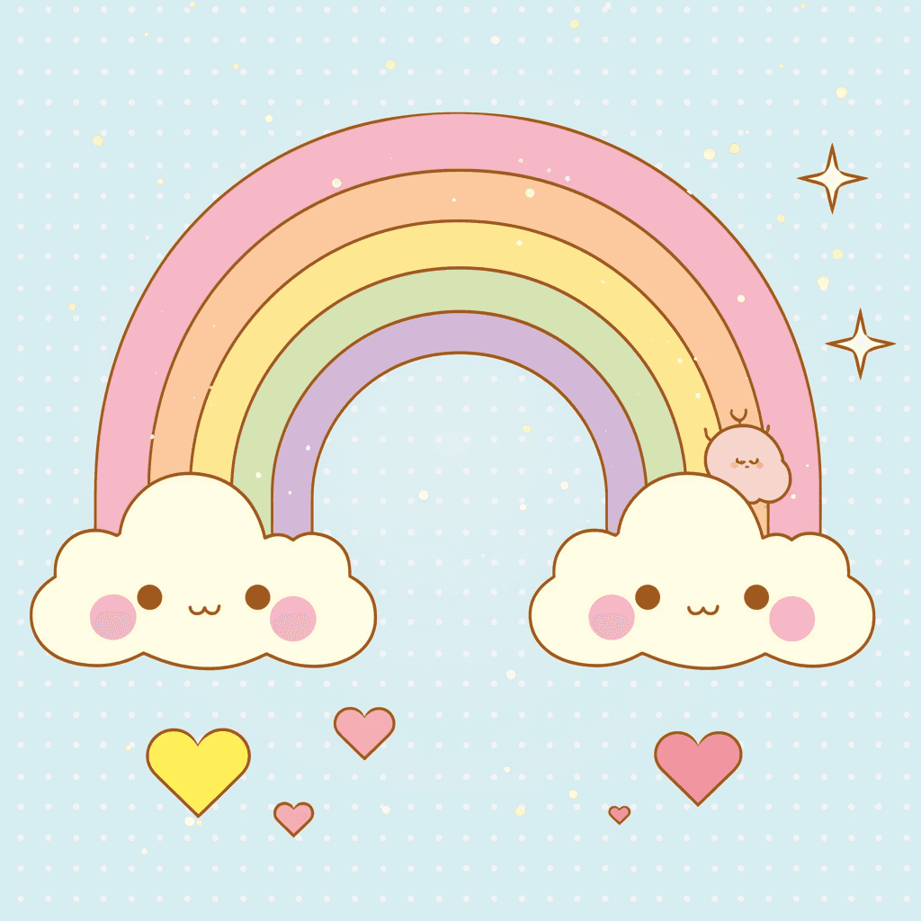 Rainbow Tribe original repeating artwork