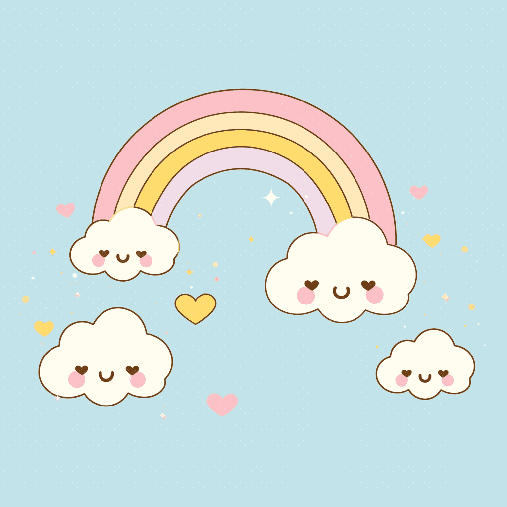 Rainbow 098 original repeating artwork