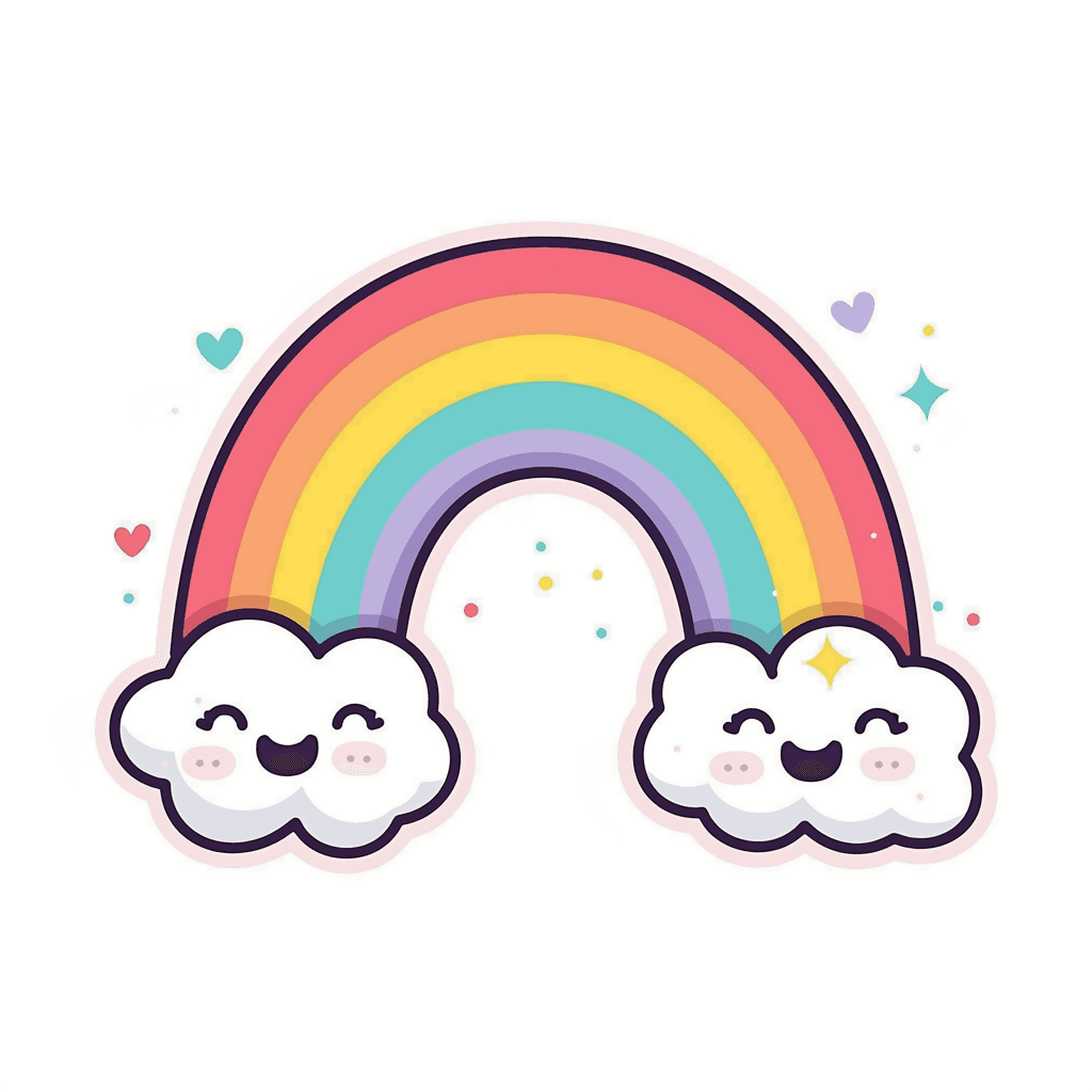 Rainbow Glide original repeating artwork
