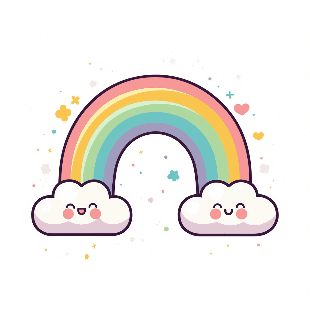 Rainbow 114 original repeating artwork