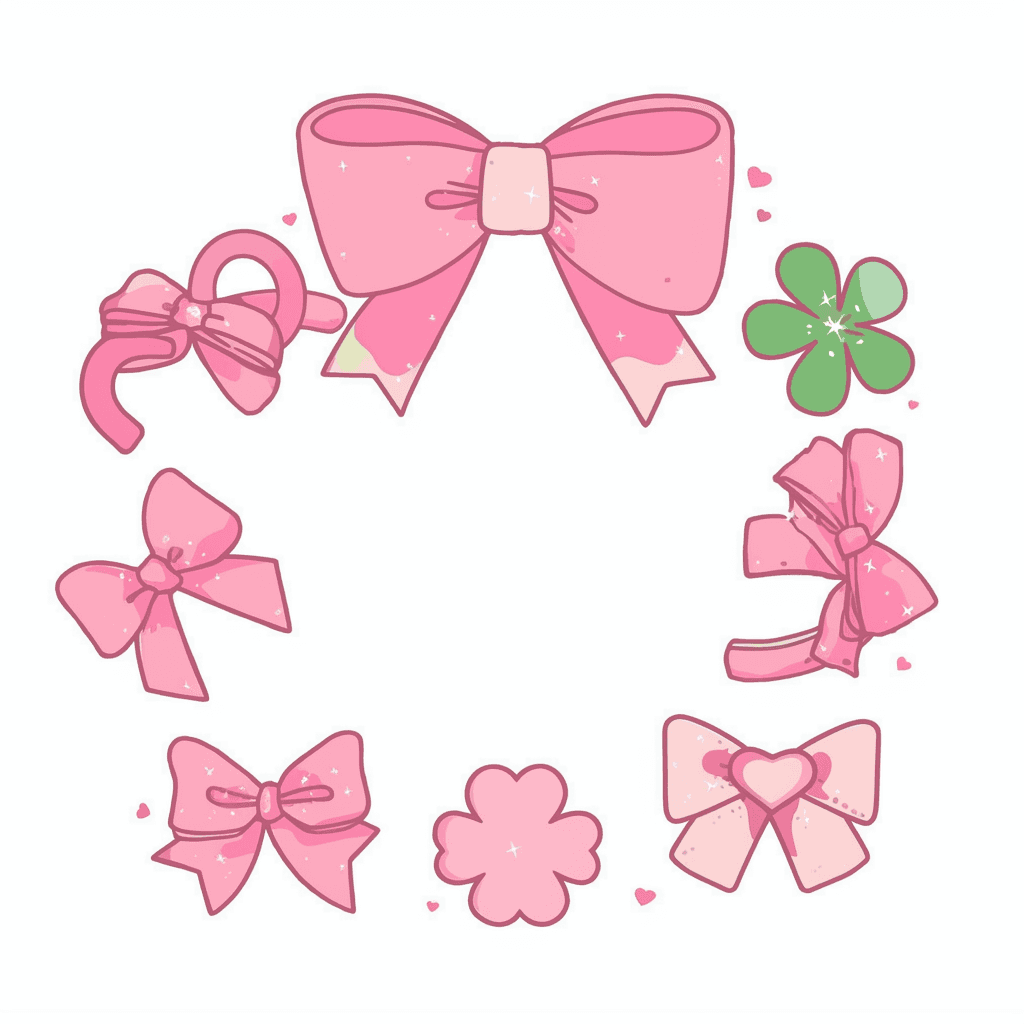 Bow Wreath 001 original repeating artwork