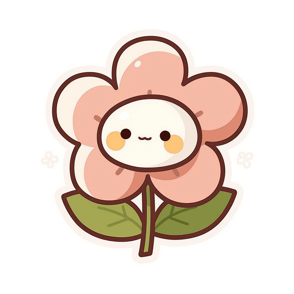 Cartoon Blossom Team original repeating artwork