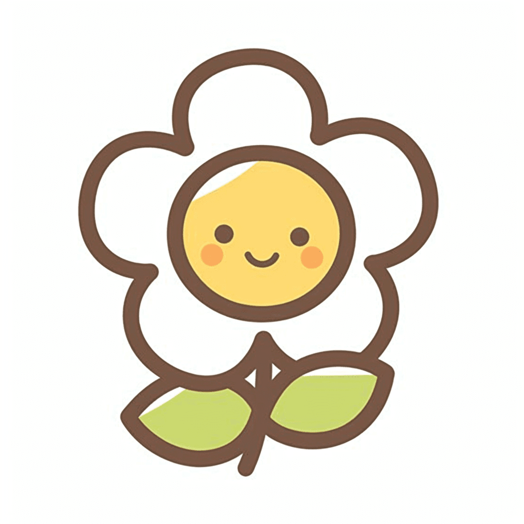 Cartoon Blossom Tribe original repeating artwork