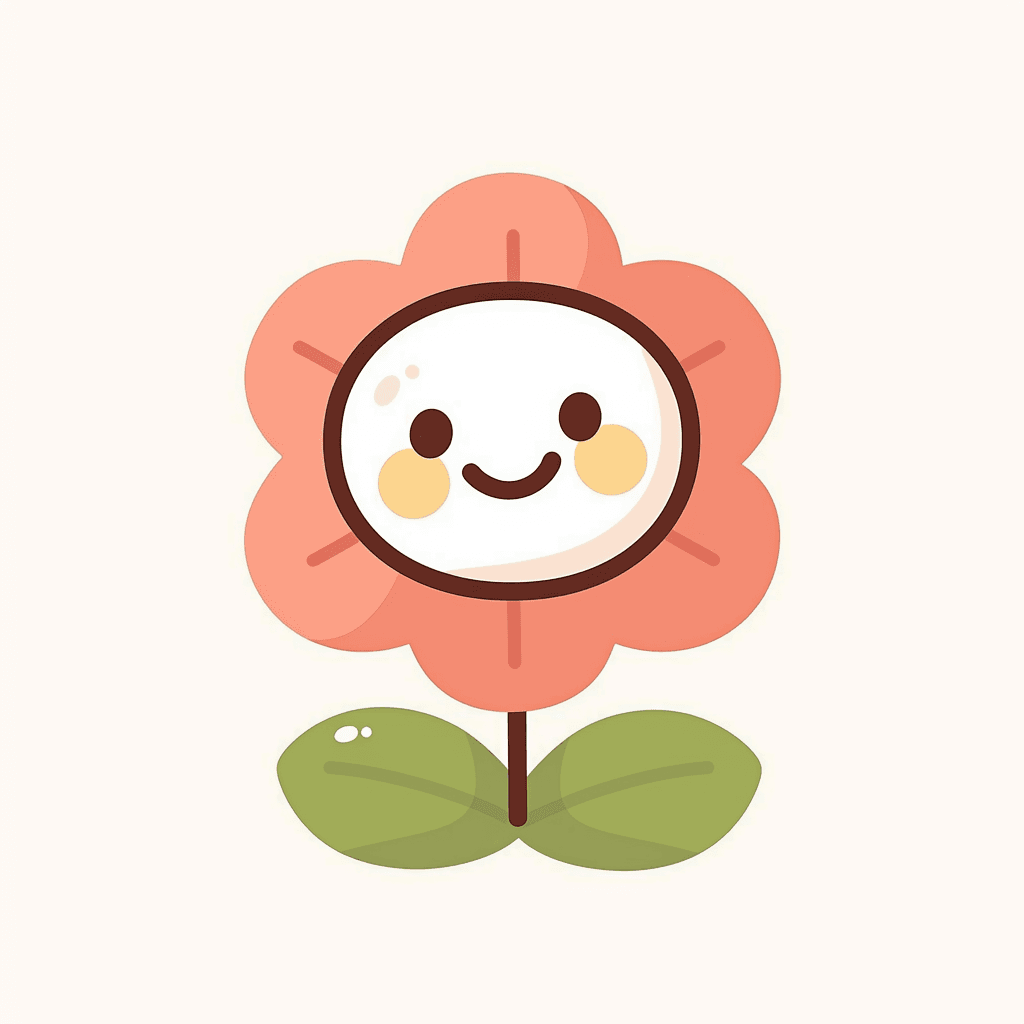 Cartoon Blossom Gang original repeating artwork