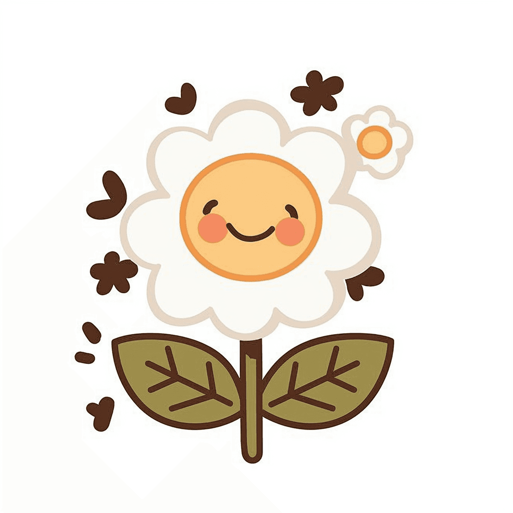 Cartoon Blossom original repeating artwork