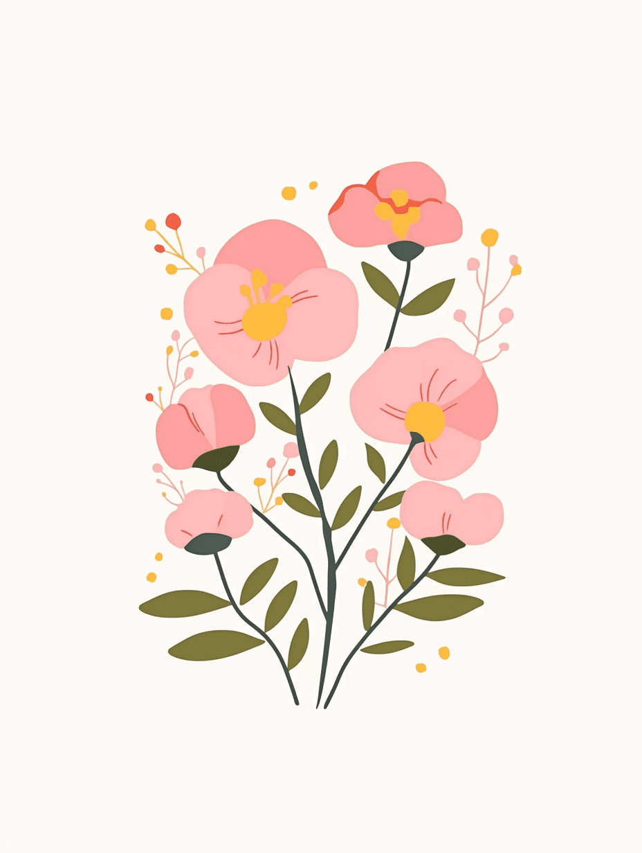 Blossom 979 original repeating artwork