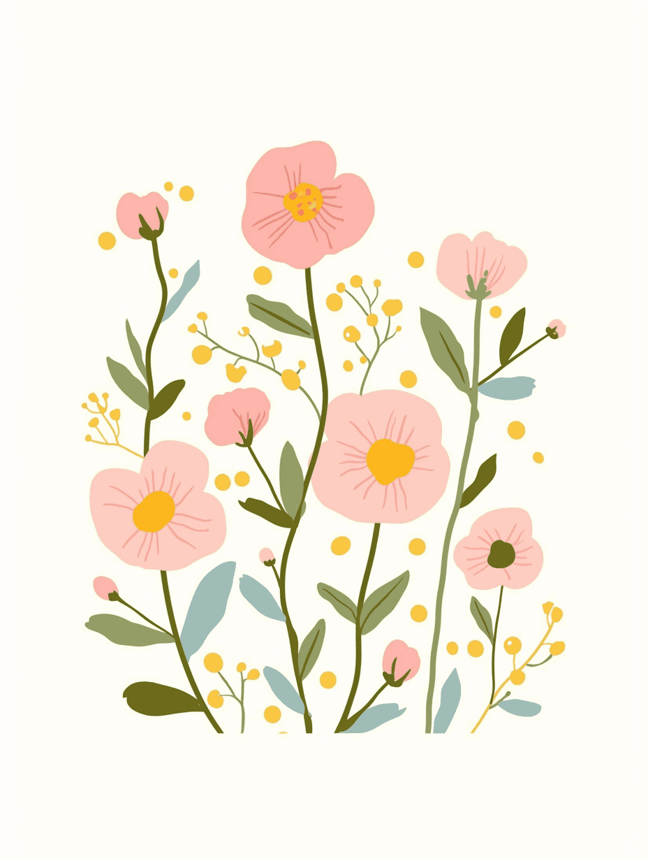 Blossom 752 original repeating artwork