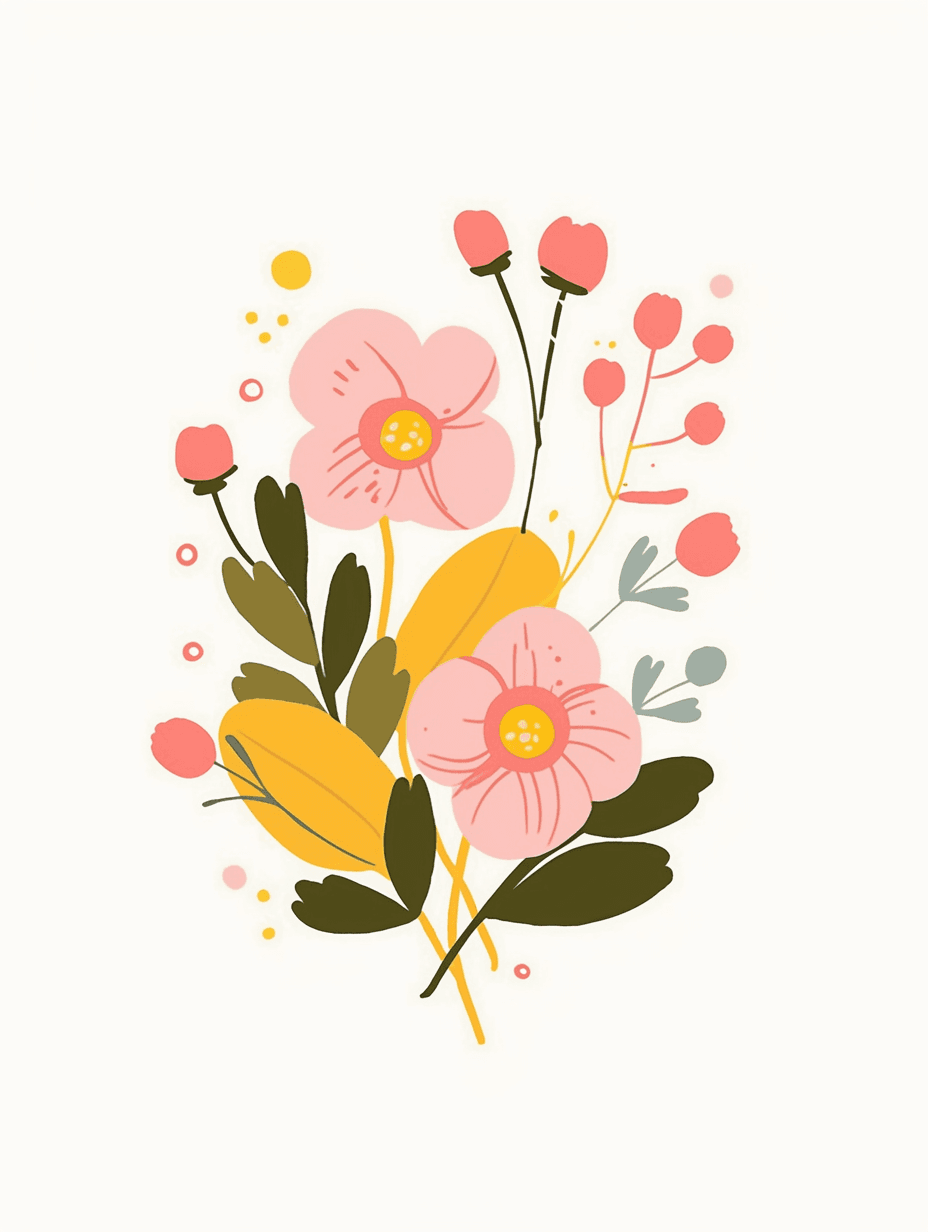 Blossom 1386 original repeating artwork