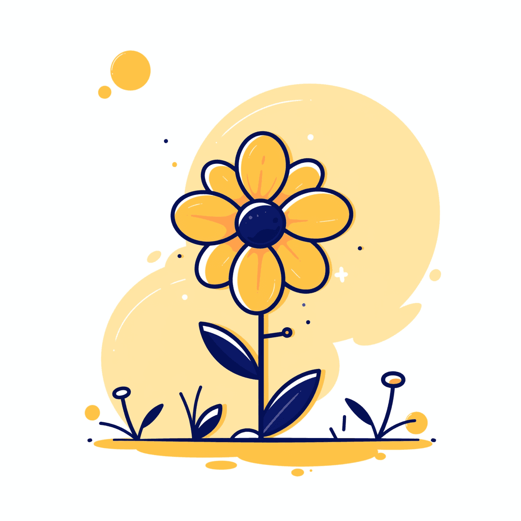 Yellow Festival original repeating artwork