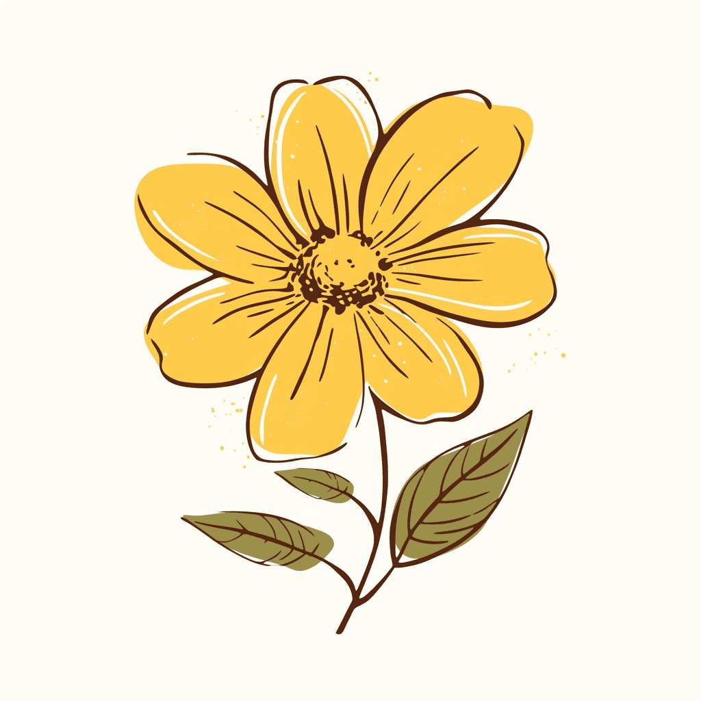 Yellow Party original repeating artwork