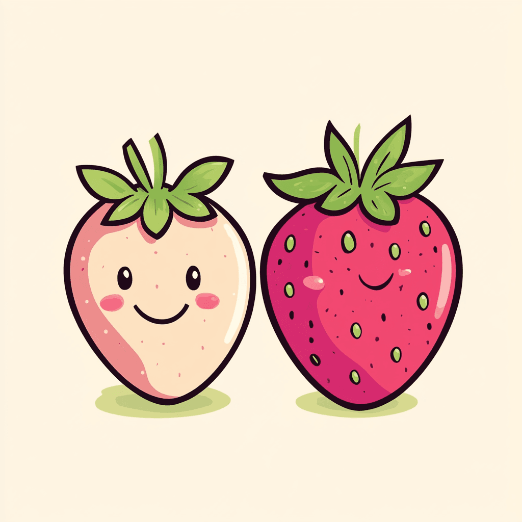 Strawberry Bloom original repeating artwork