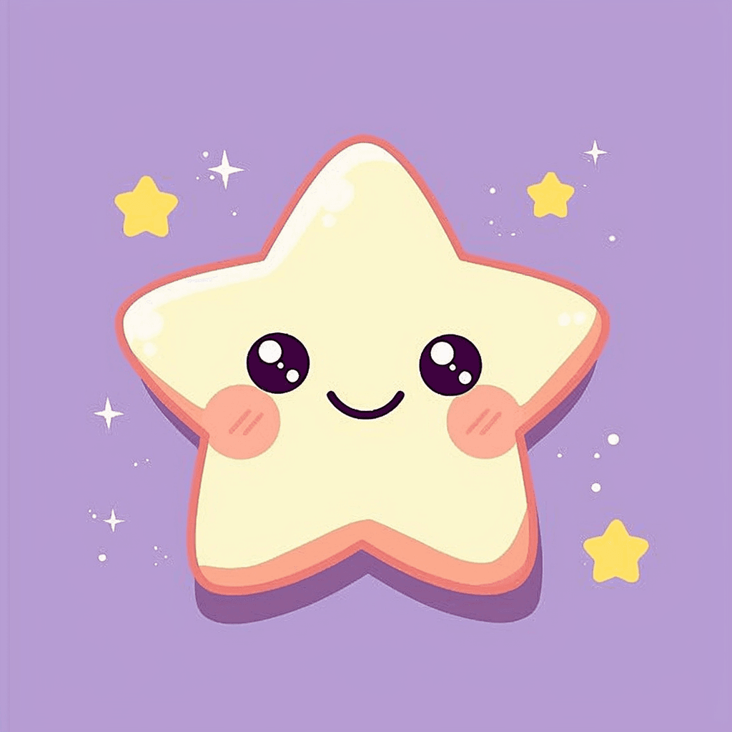 Cartoon Star Show original repeating artwork