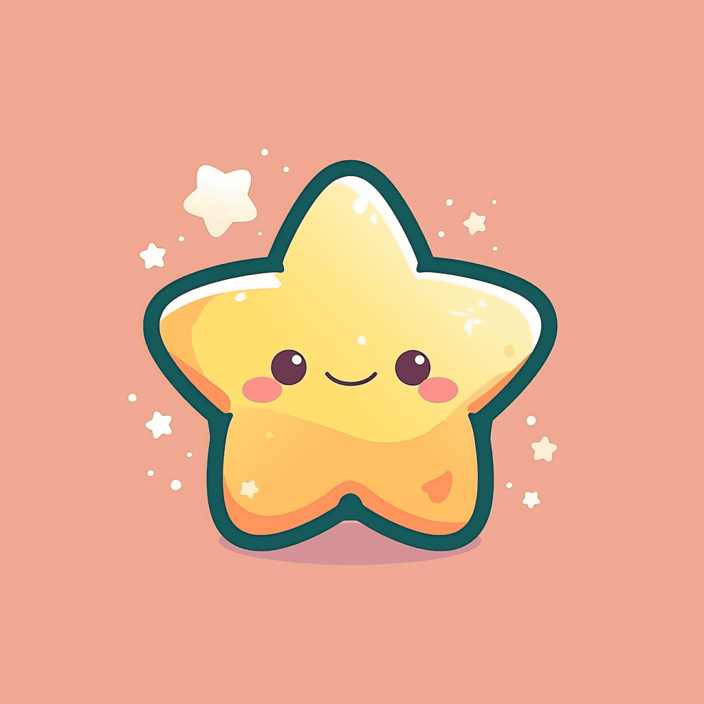 Cartoon Star Burst original repeating artwork
