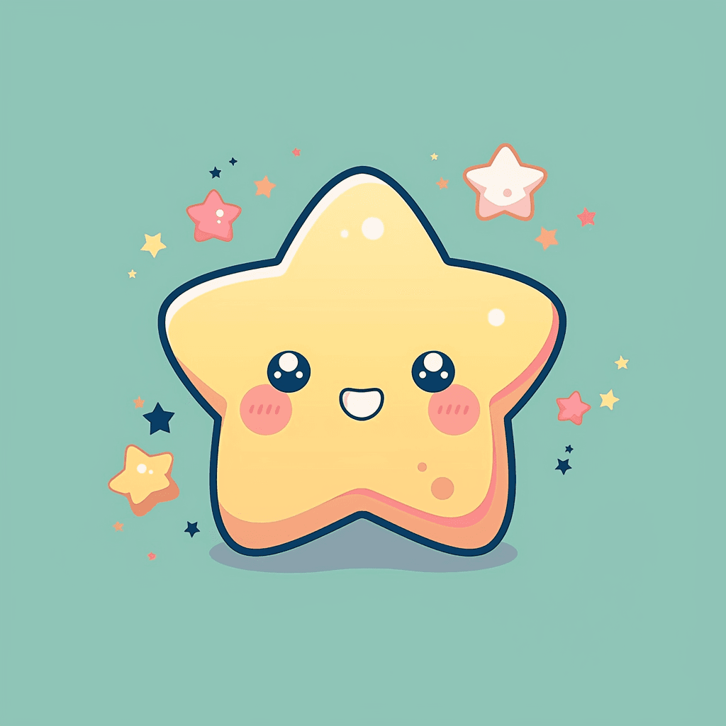 Cartoon Star 003 original repeating artwork