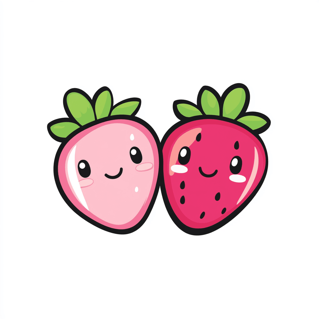 Strawberry Dusk original repeating artwork