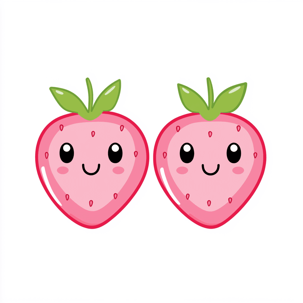 Strawberry Tint original repeating artwork