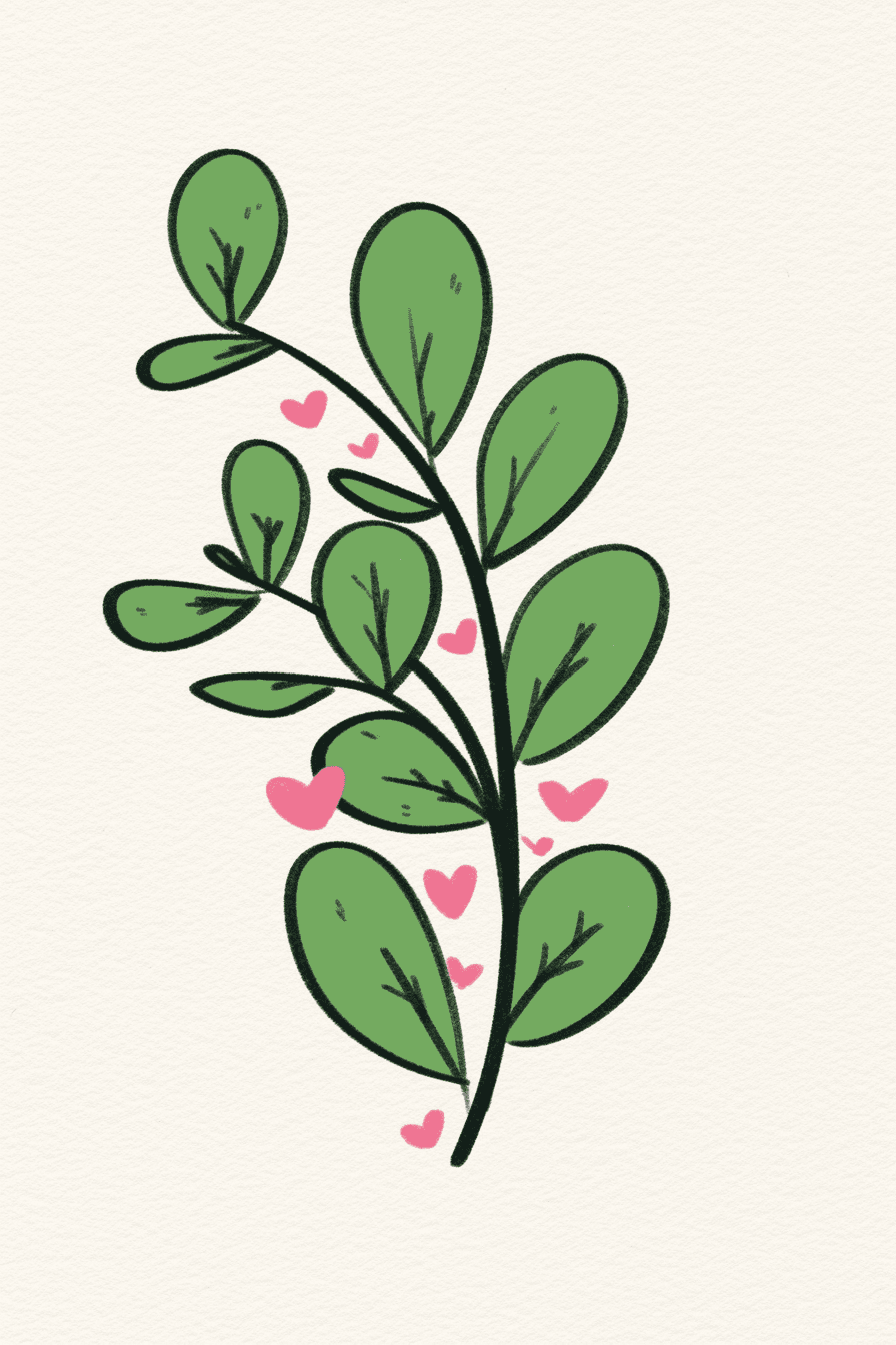 Plants Pals original repeating artwork