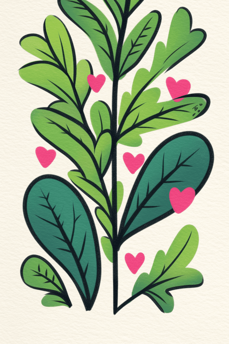 Plants 004 original repeating artwork