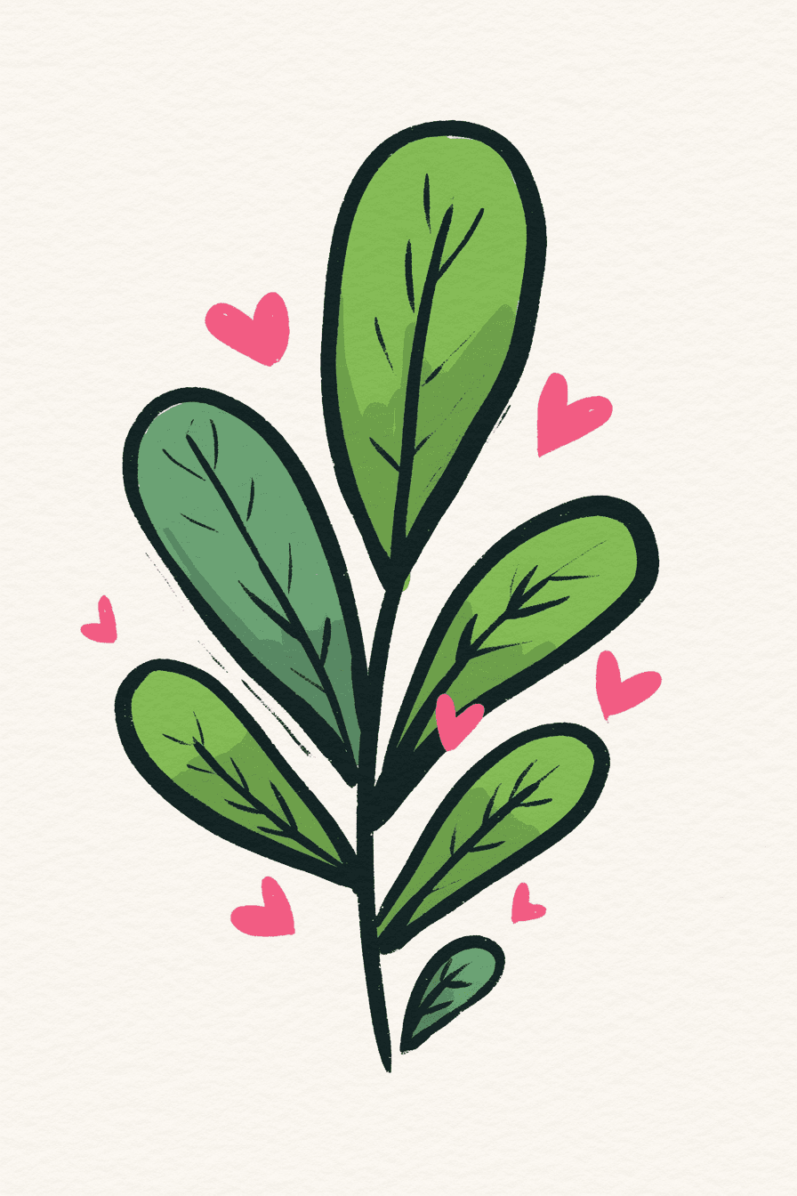 Plants 002 original repeating artwork