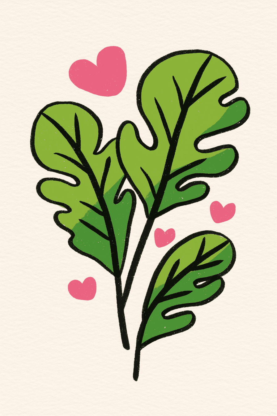 Plants Groove original repeating artwork