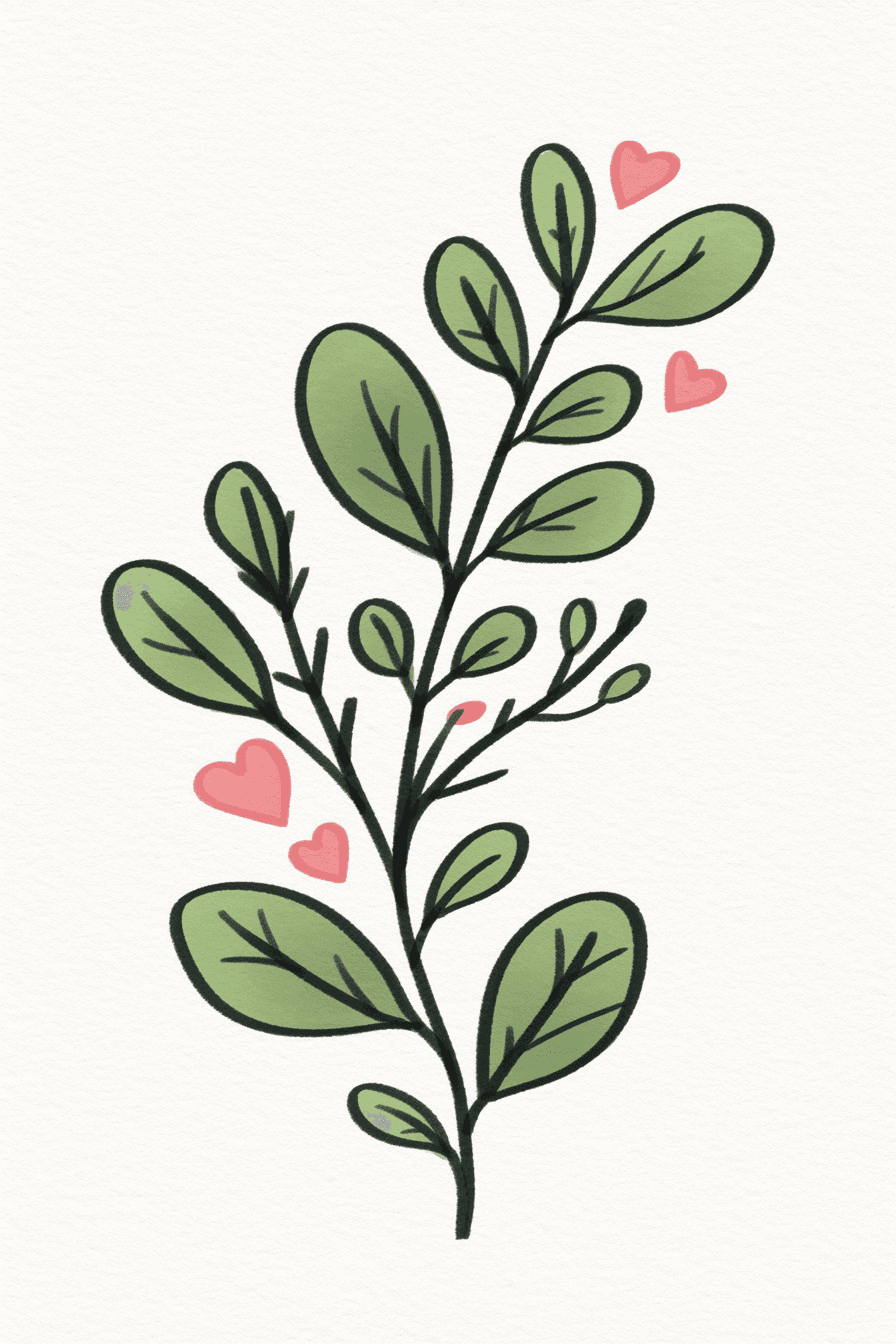 Plants 001 original repeating artwork