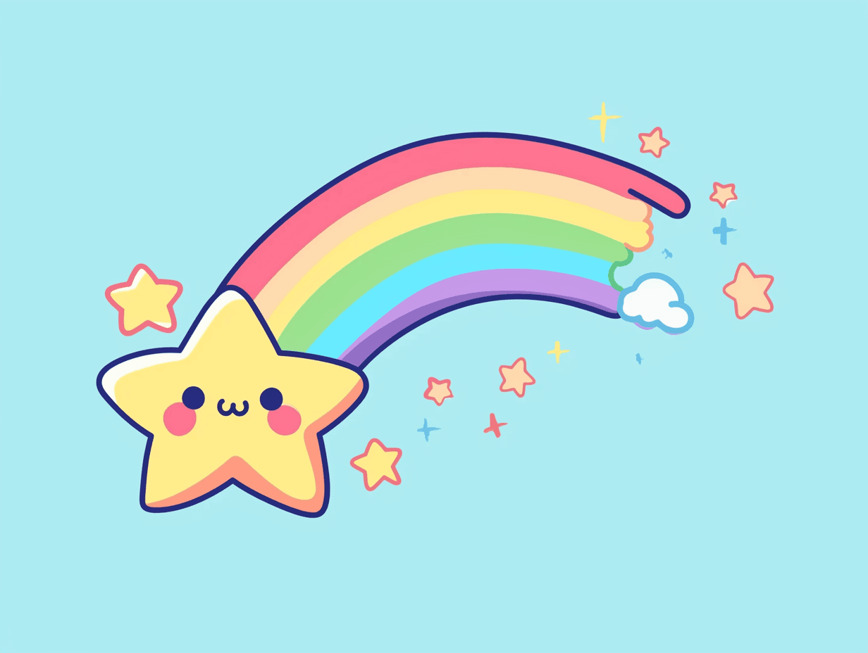 Star Run original repeating artwork
