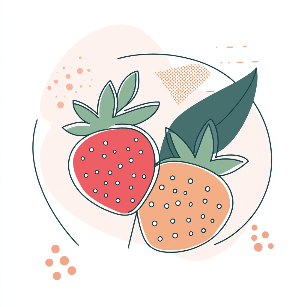 Strawberry 030 original repeating artwork