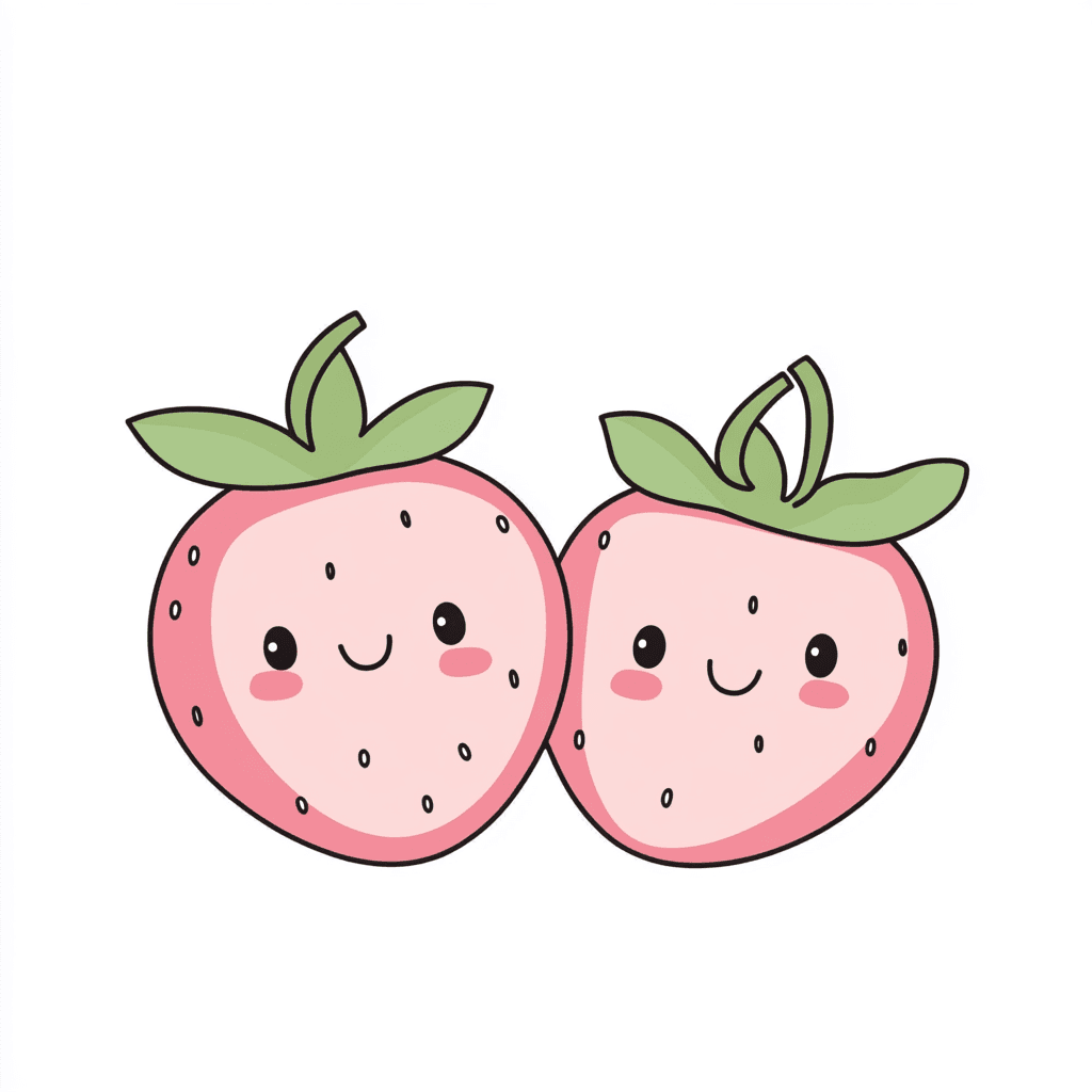 Strawberry Collective original repeating artwork