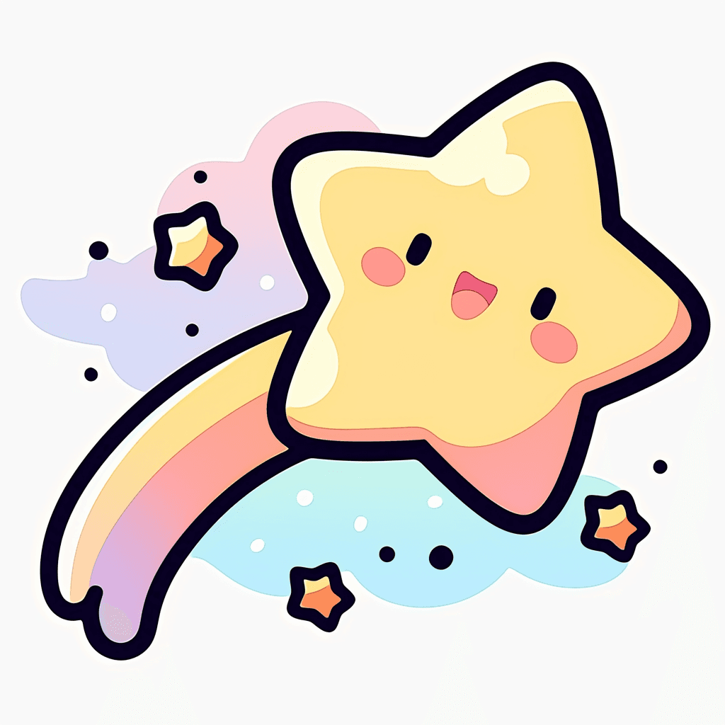 Cartoon Star Zip original repeating artwork