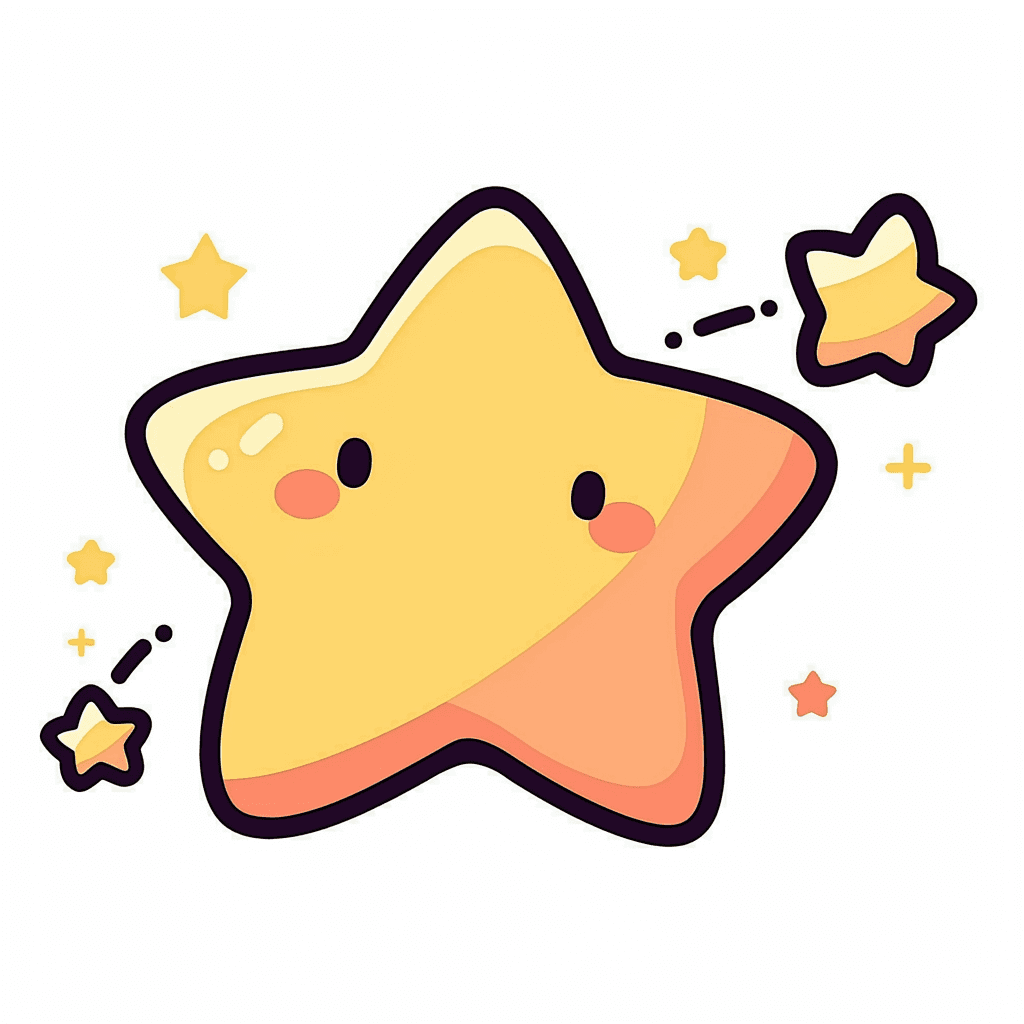 Cartoon Star Crew original repeating artwork