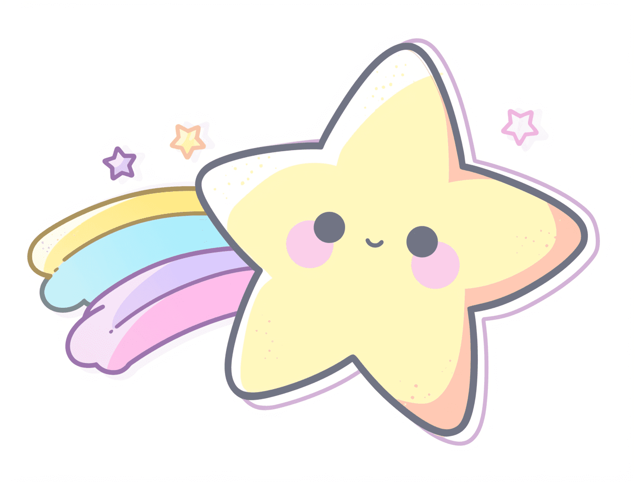 Cartoon Star Groove original repeating artwork