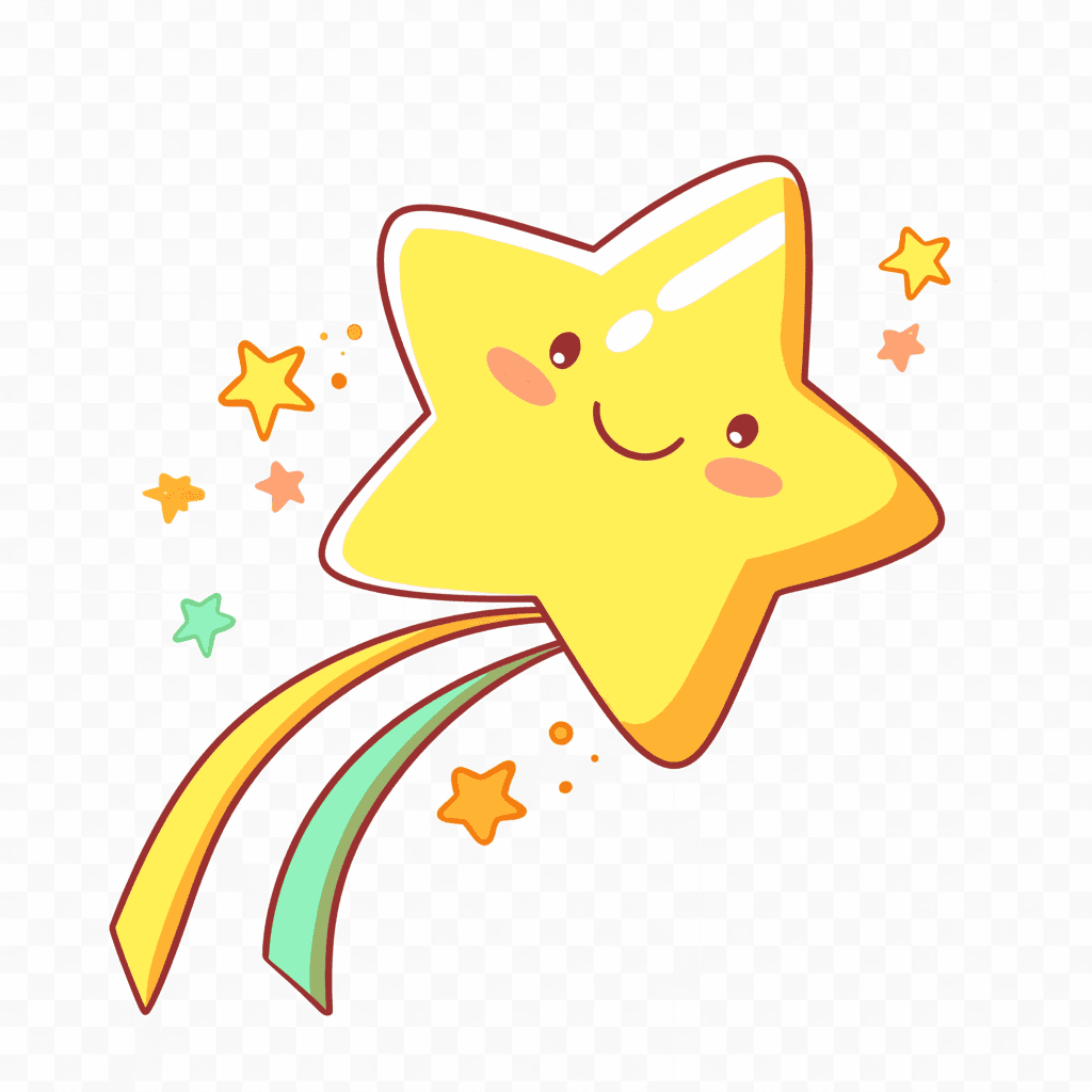 Cartoon Star Gang original repeating artwork
