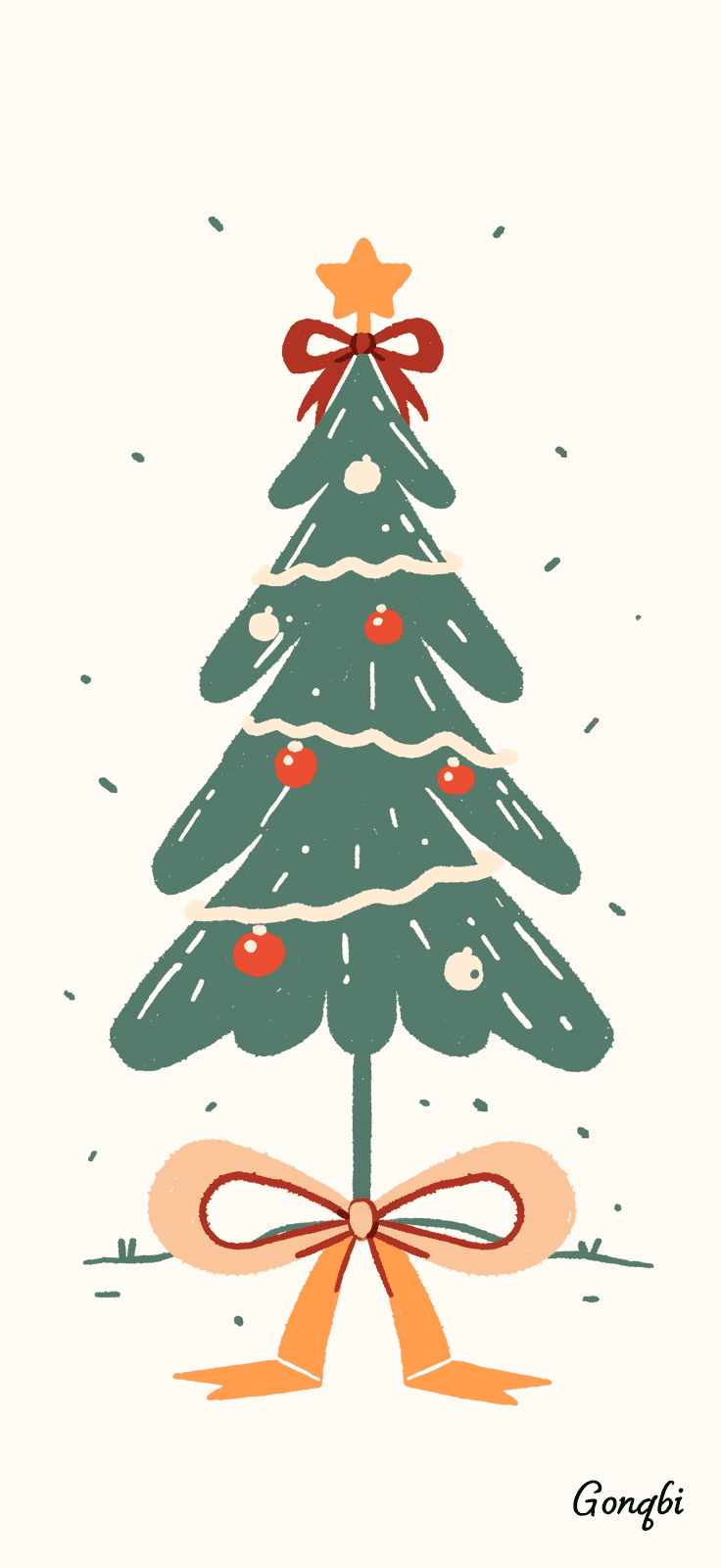 Christmas Tree 598 original repeating artwork