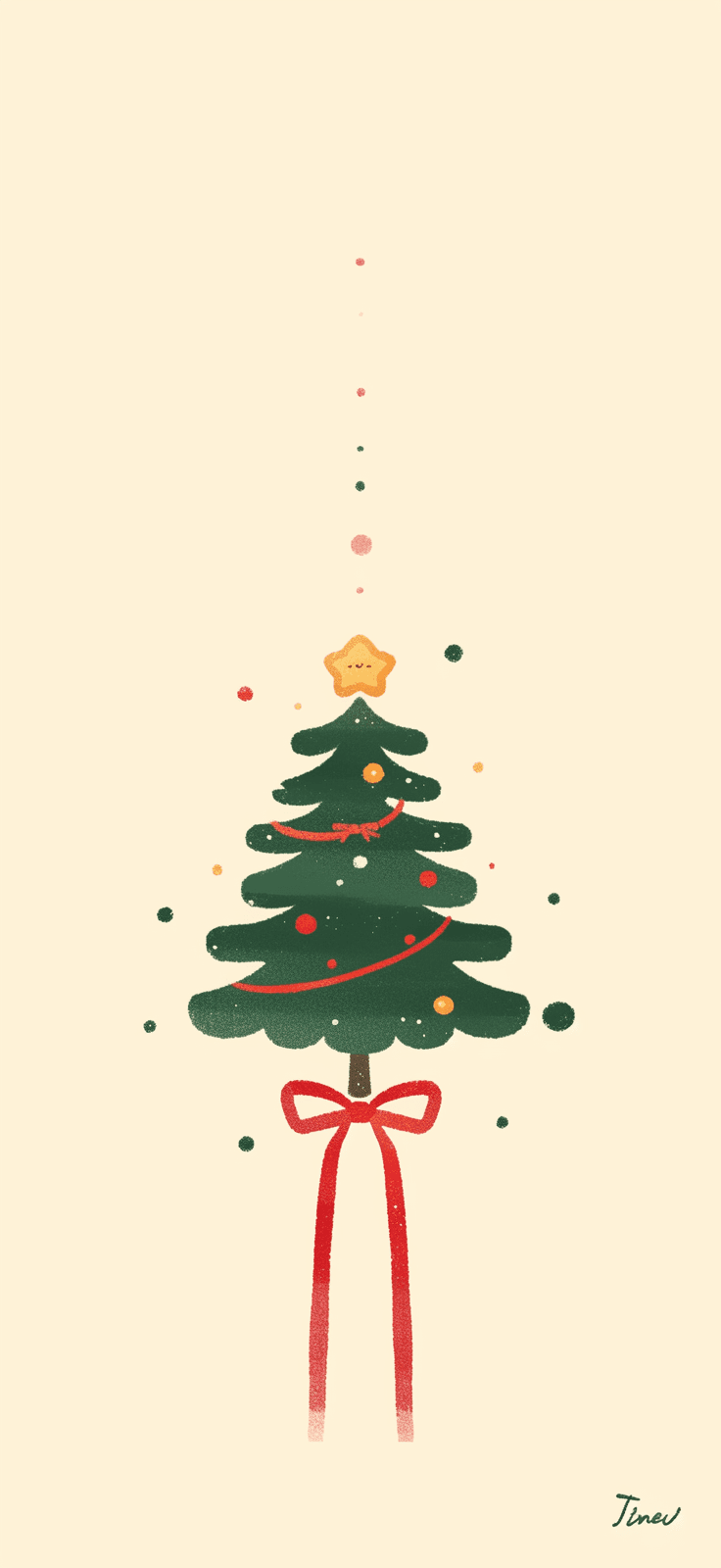 Christmas Tree 595 original repeating artwork