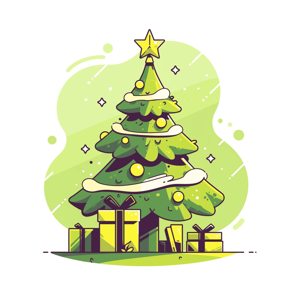 Christmas Tree 594 original repeating artwork