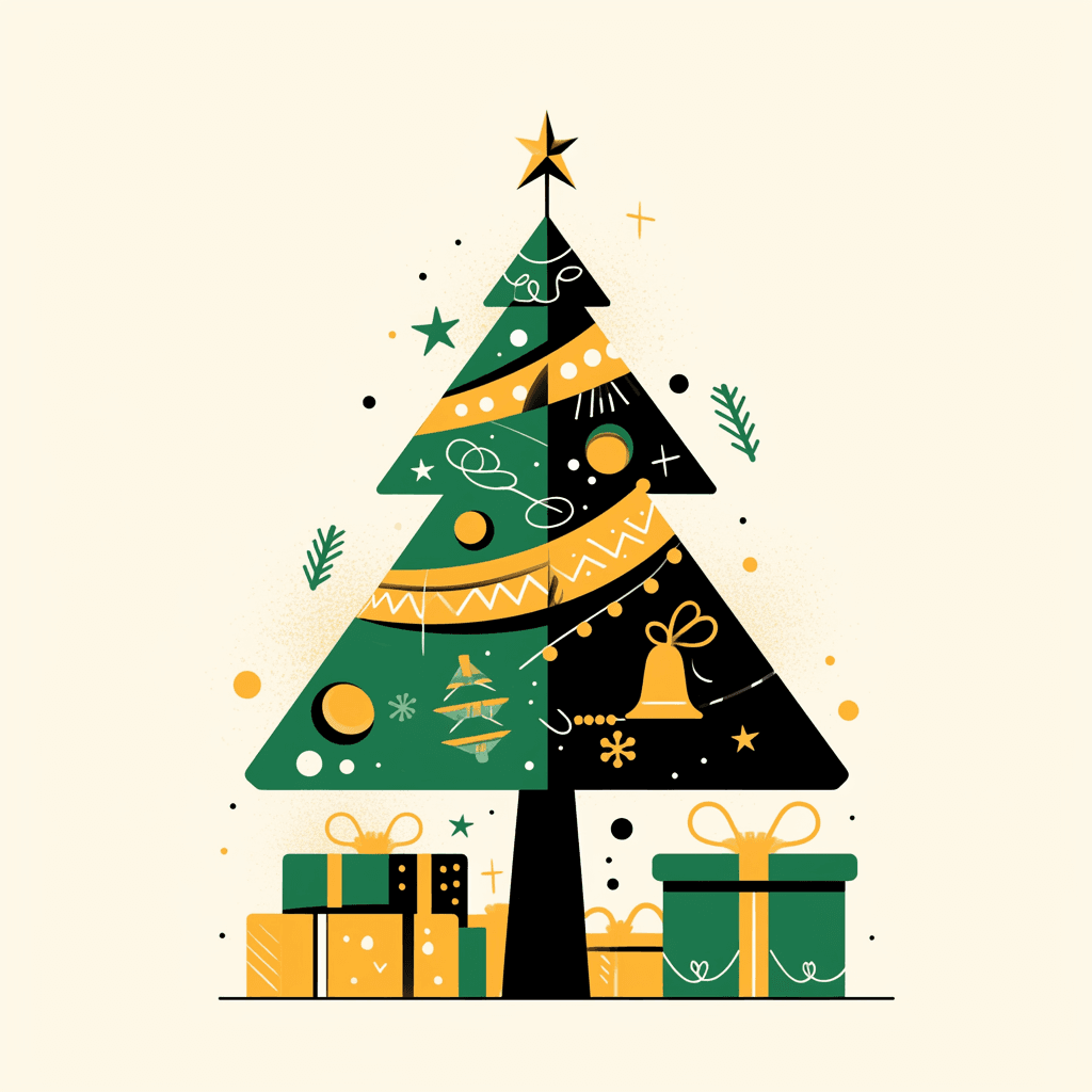 Christmas Tree 099 original repeating artwork