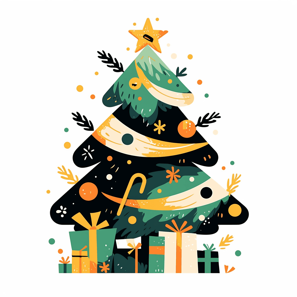 Christmas Tree 593 original repeating artwork