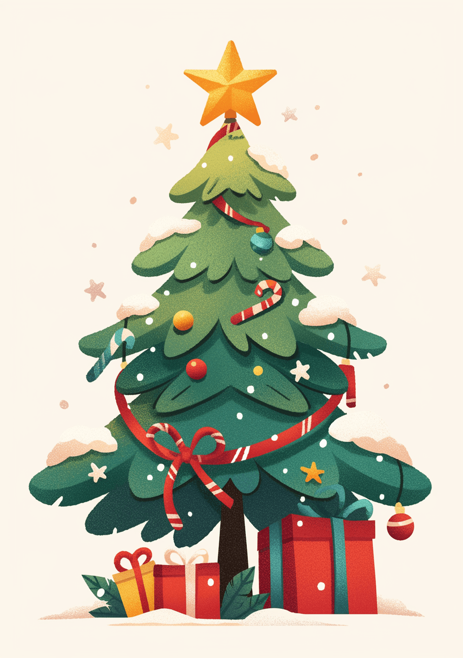 Christmas Tree 651 original repeating artwork