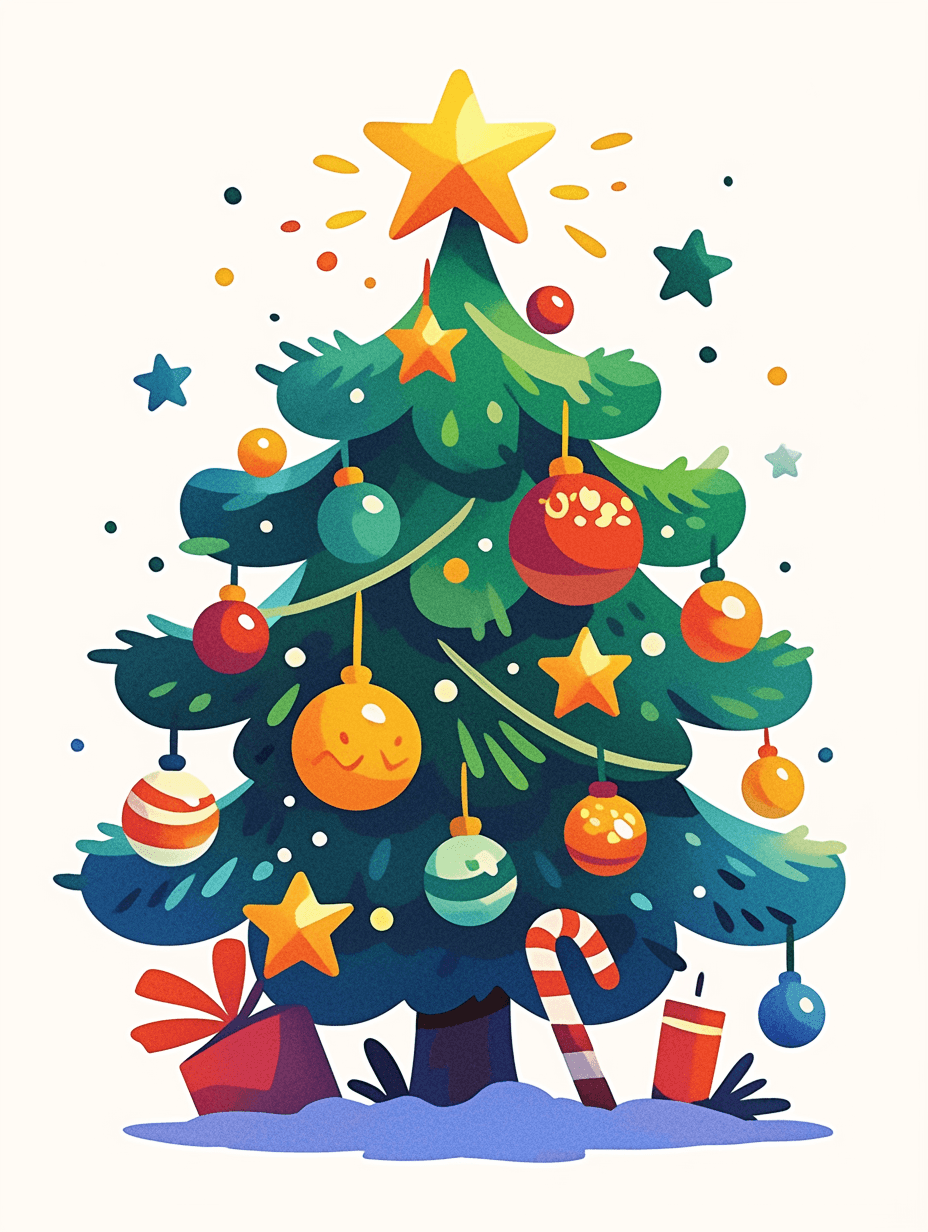 Christmas Tree 591 original repeating artwork